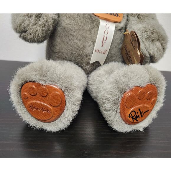 Vintage Robert Raikes Original "38509 Woody Bear"Wooden Face Doll w/Tags&Signed - Picture 6 of 11